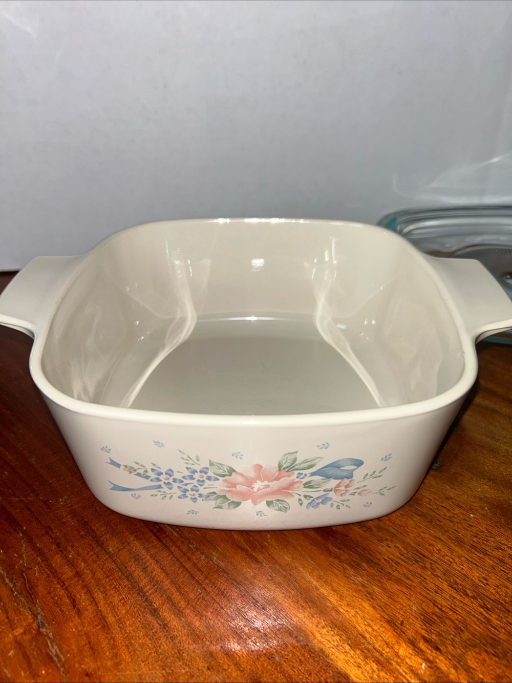 Vintage Pyrex Corning Ware Symphony 1.5 Liter Casserole Dish with lid - Picture 4 of 8